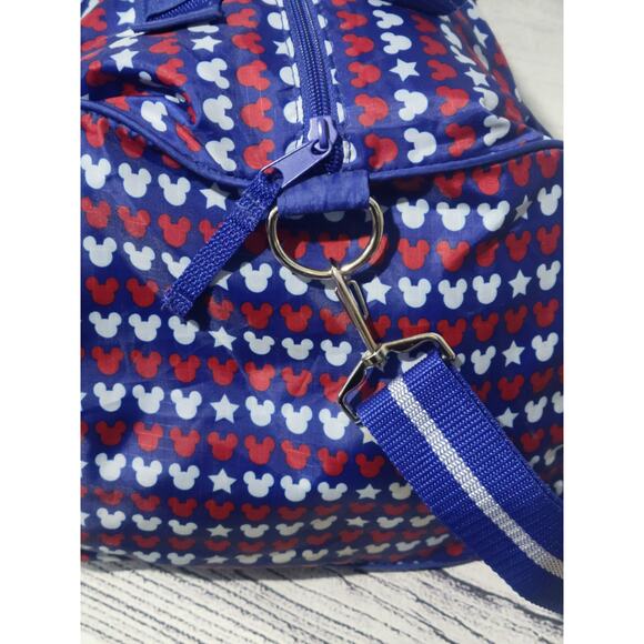Vintage Disney Mickey Mouse Red, White and Blue Patriotic Duffle Bag NWOT - Picture 5 of 9